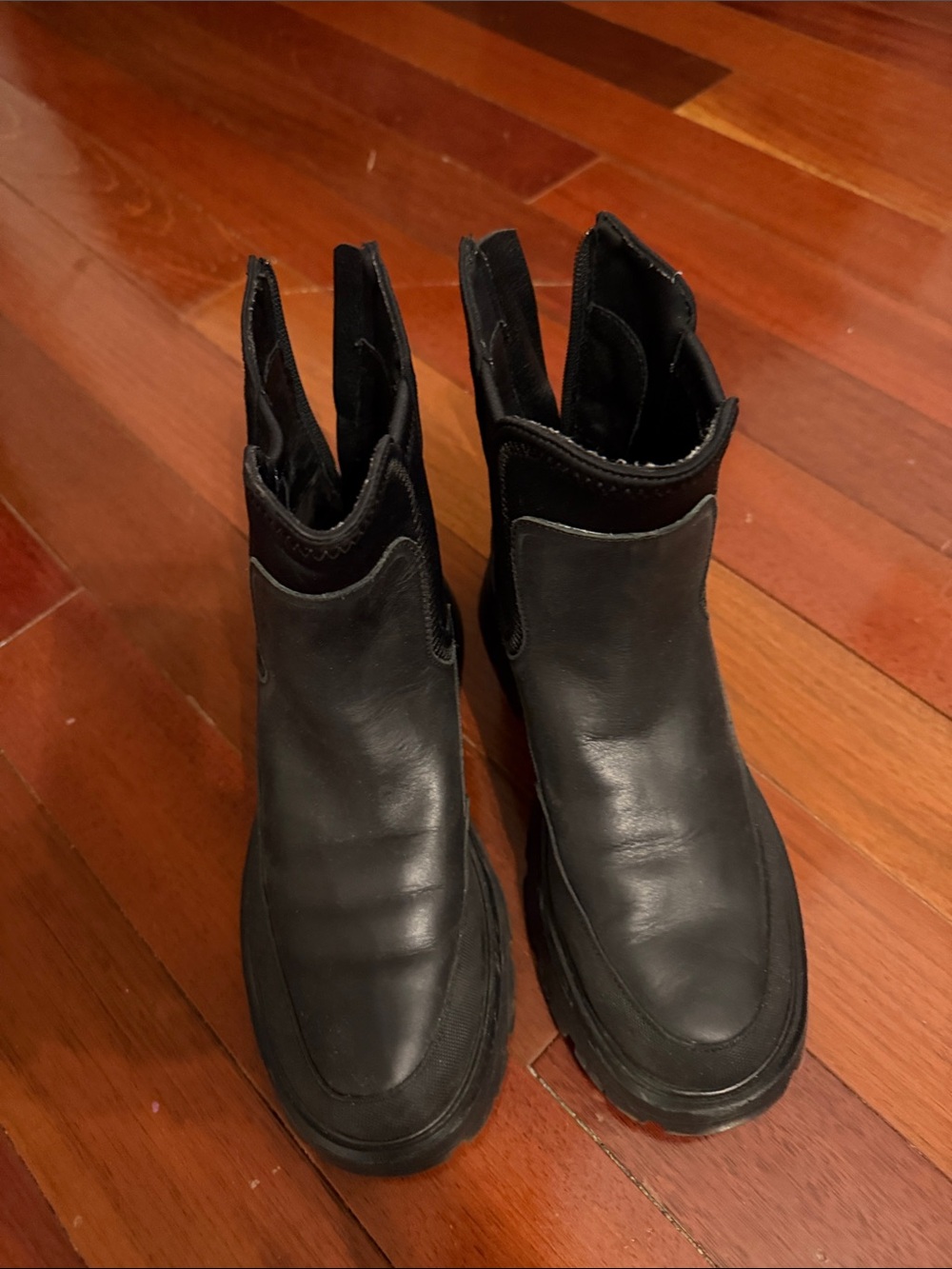 Lucky Brand Black Chelsea Ankle Boots